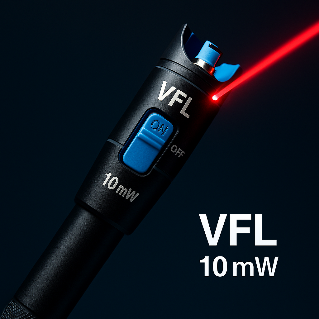 VFL 10 mW – Visual Fault Locator (Fiber Kırık & Hata Bulucu)
