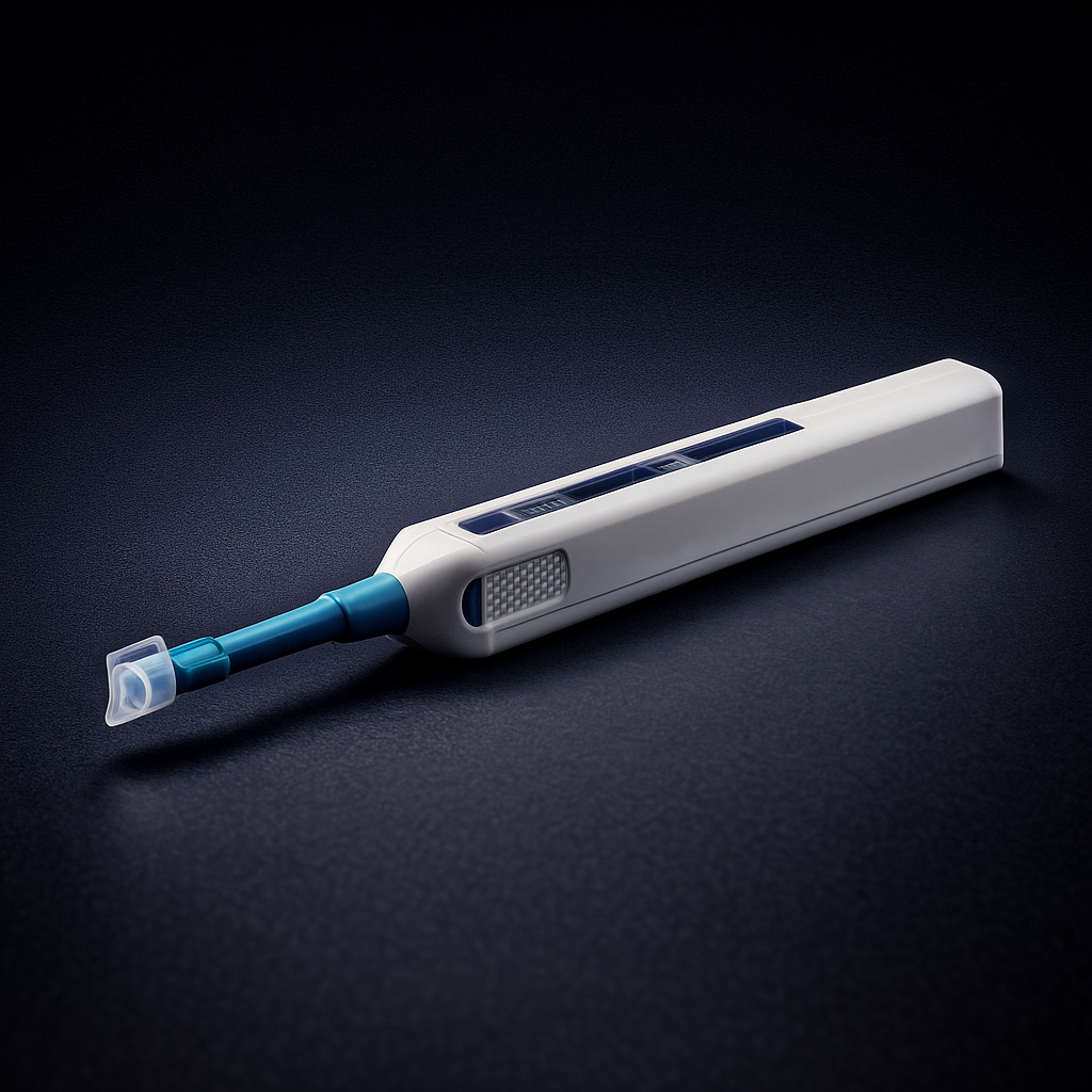 One-Click Fiber Connector Cleaner – SC/LC Uyumlu