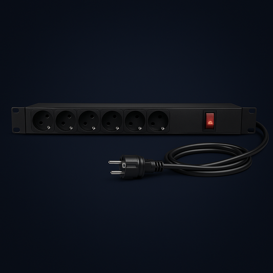 1U Rack Tipi PDU – Güç Dağıtım Ünitesi